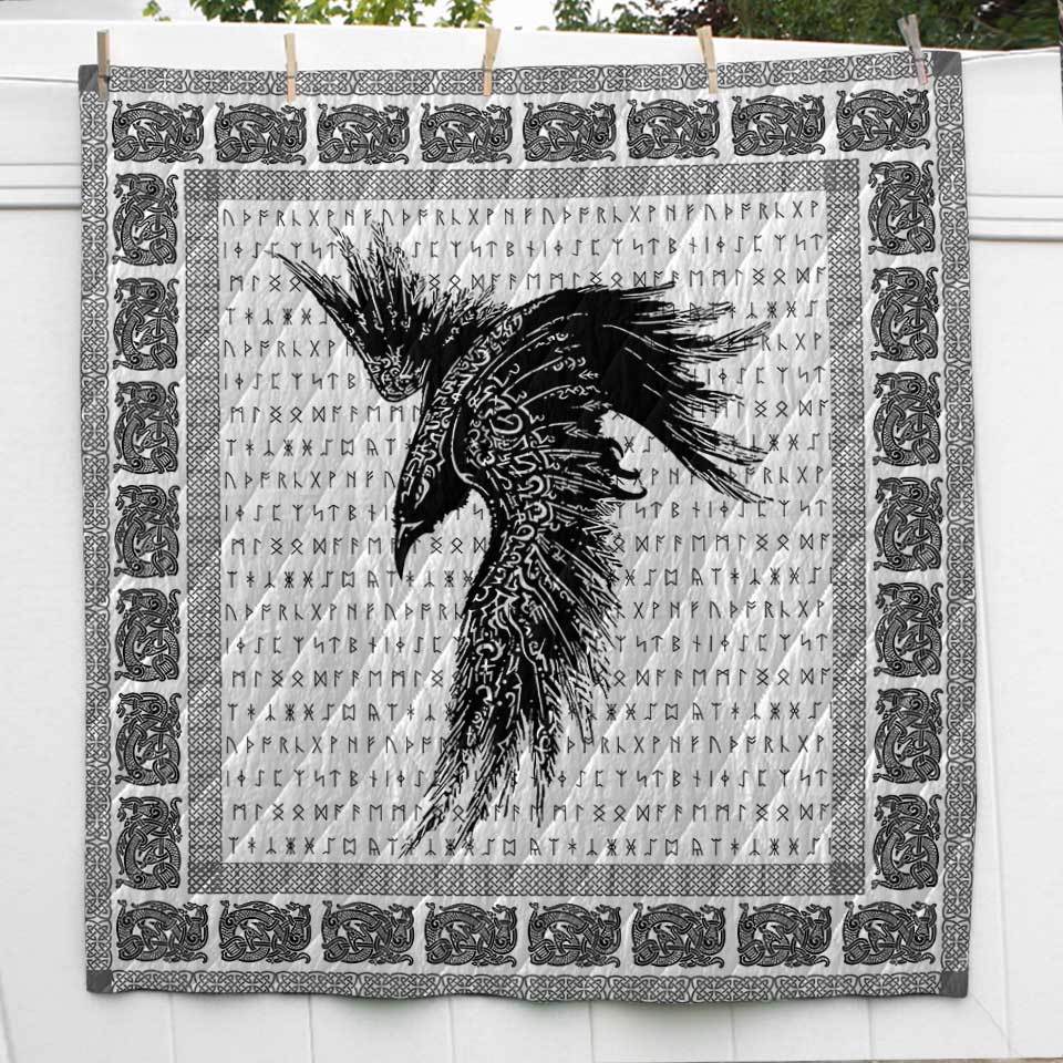Raven Viking CL2100423MDQ Quilt Blanket