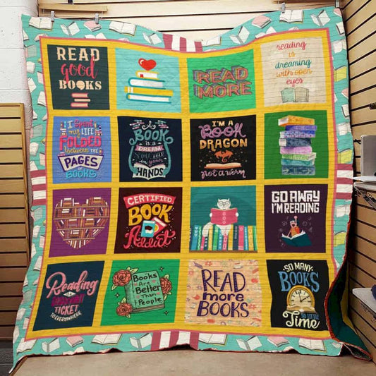 Read More Books CLD290625 Quilt Blanket