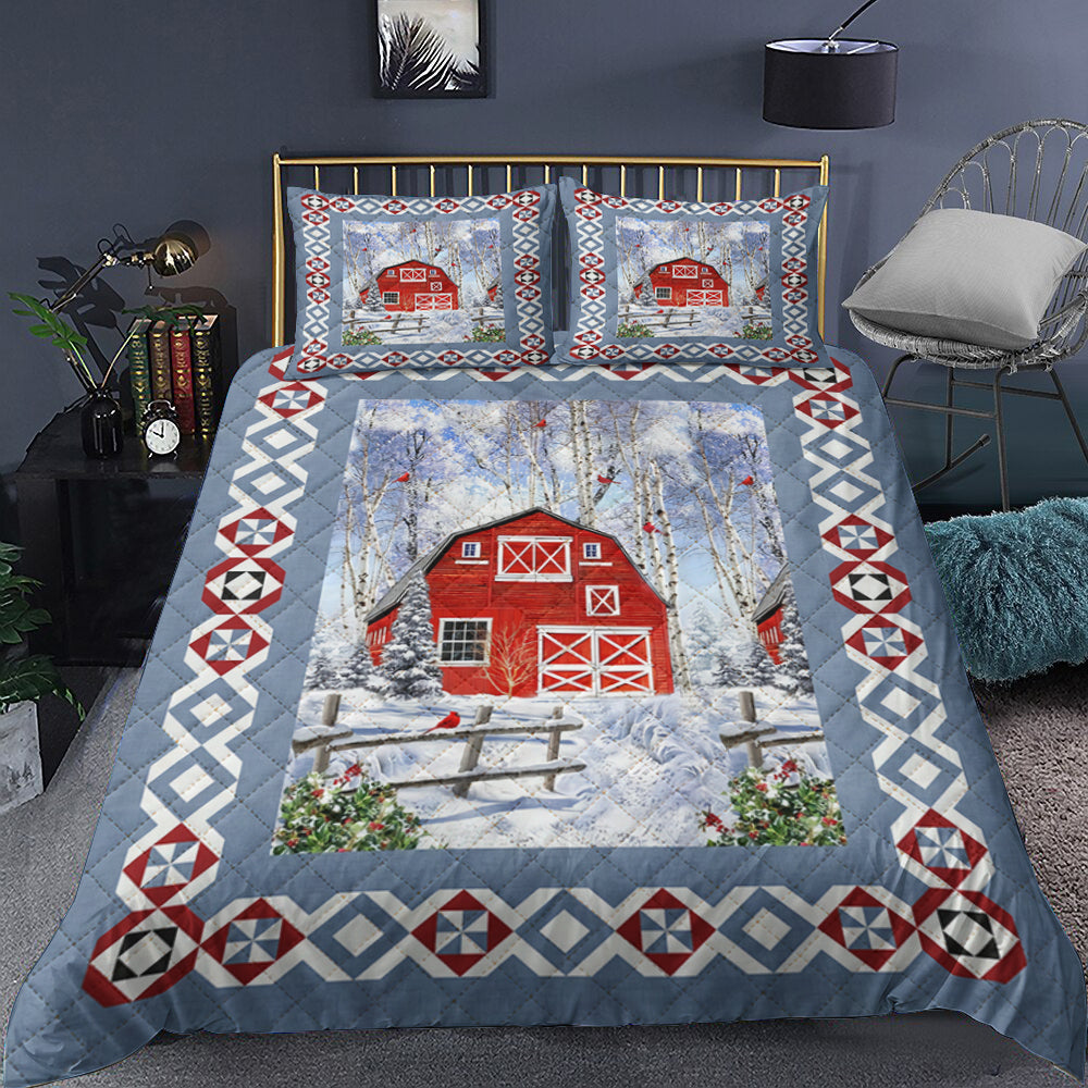 Red Barn Quilt Bedding Set MN0410005