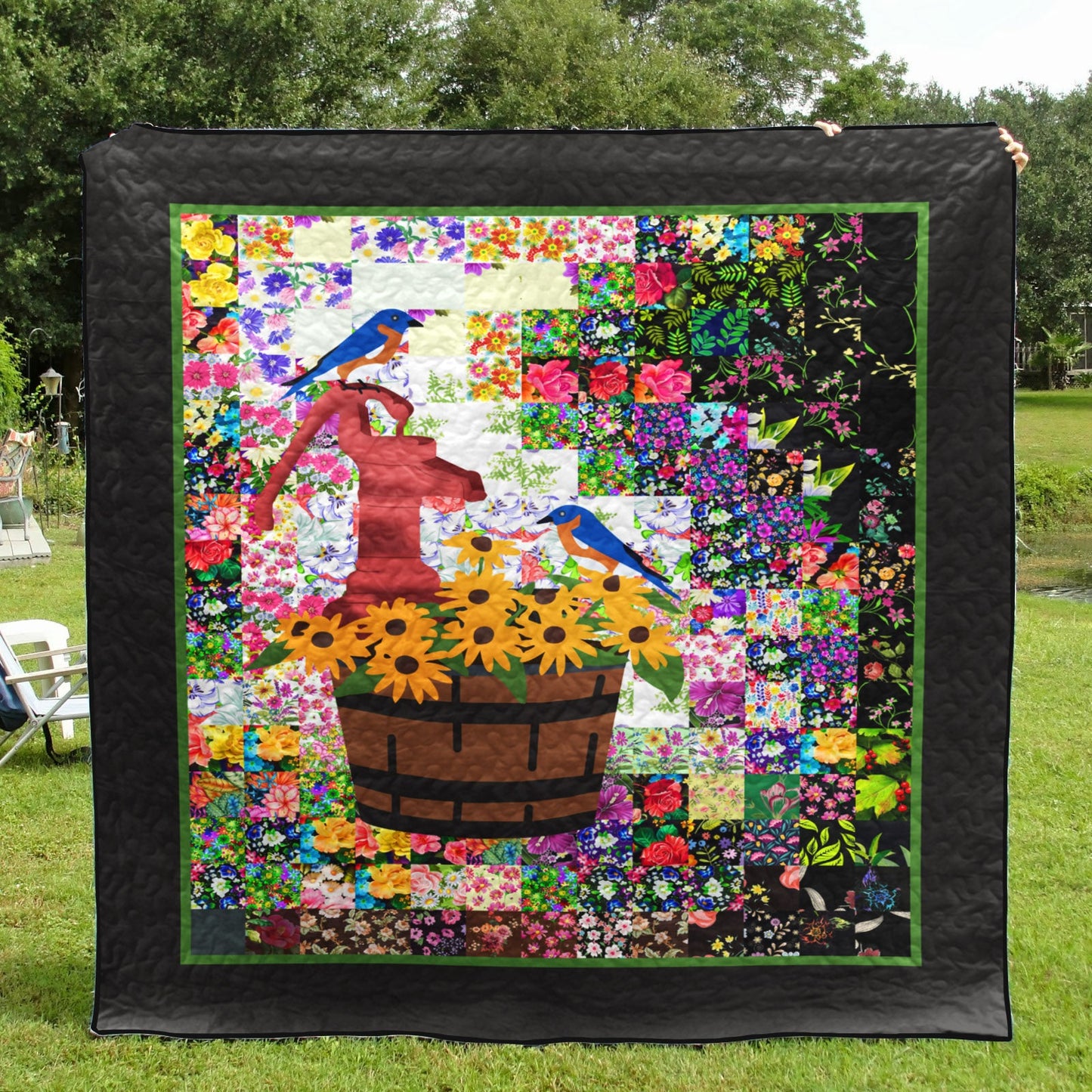 Red Bird CLM1511382 Quilt Blanket