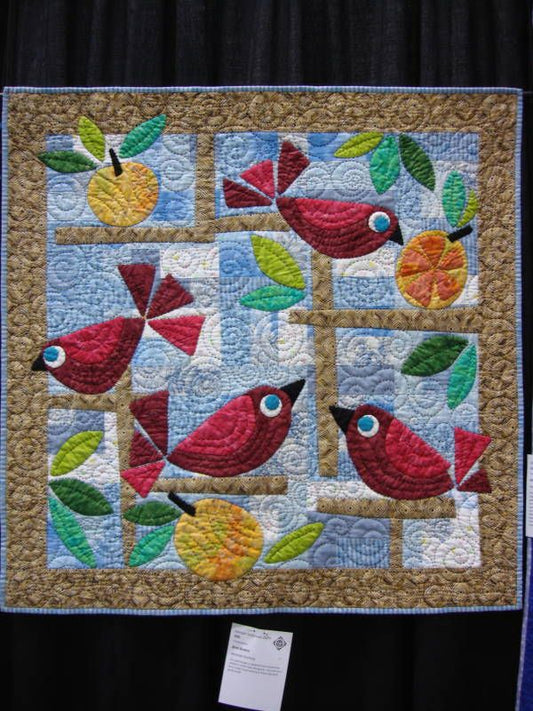 Red Birds CLA3010479Q Quilt Blanket