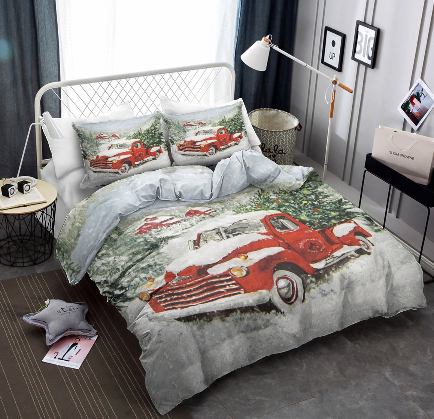 Red Christmas Truck NT22100236MDBB Bedding Sets