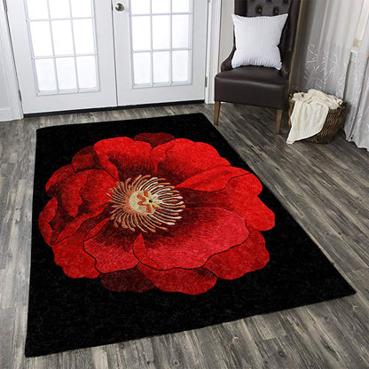 Red Flower CL260997MDR Rug