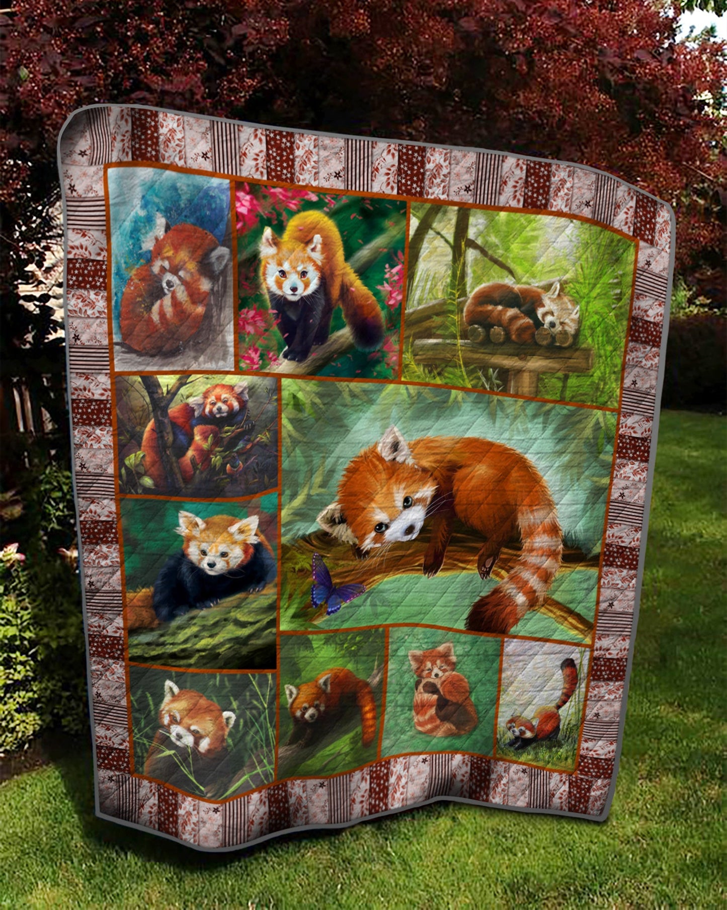 Red Panda TD1511023 Quilt Blanket