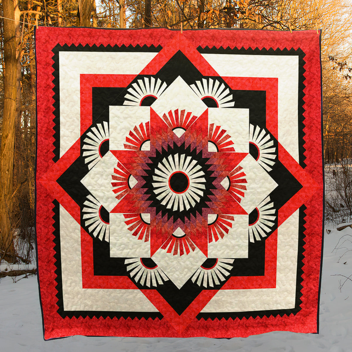 Red River Star Quilt Blanket TN310504D