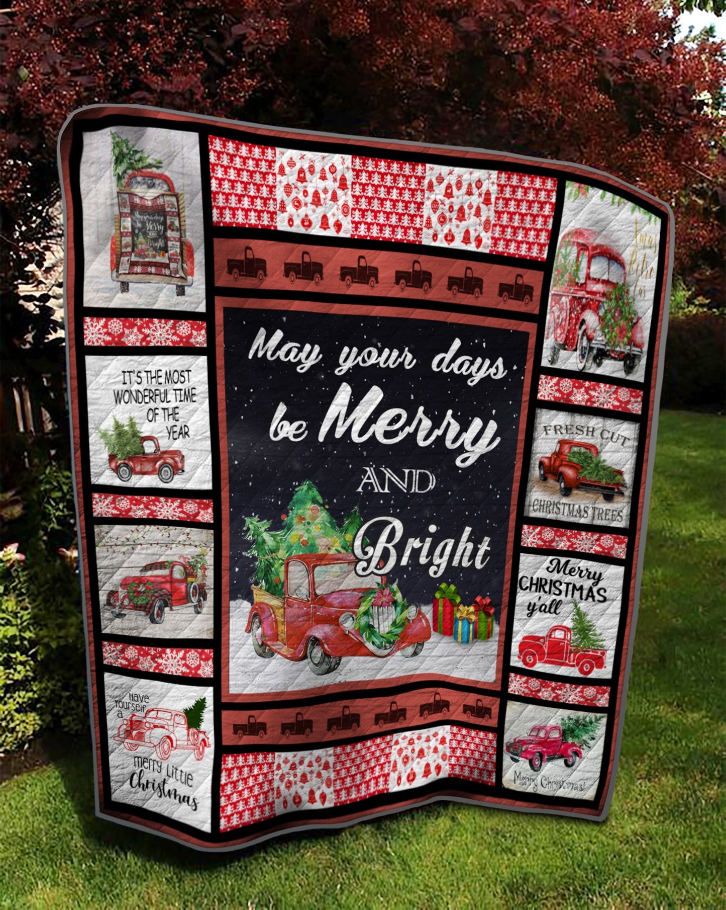 Red Truck Christmas TD19110162 Quilt Blanket