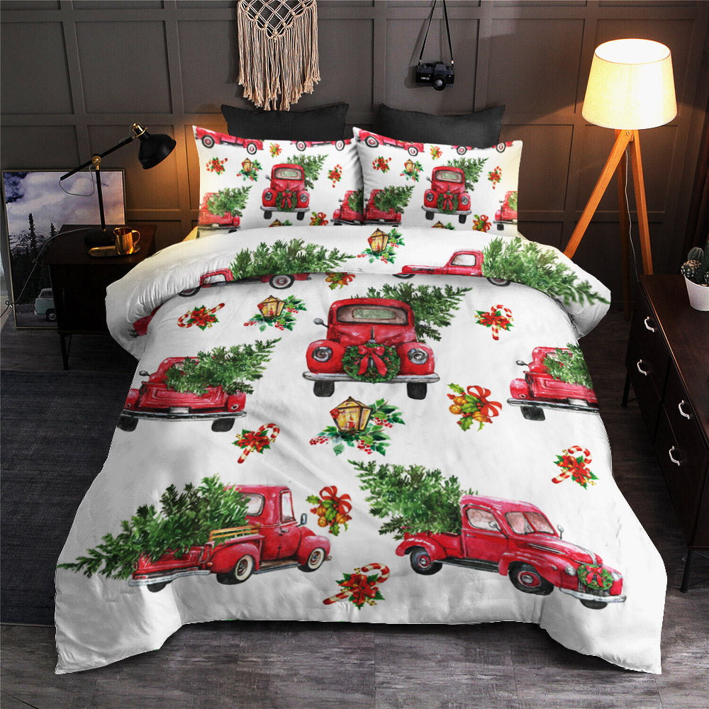 Red Truck With Christmas Trees CLM1210149BB Bedding Sets