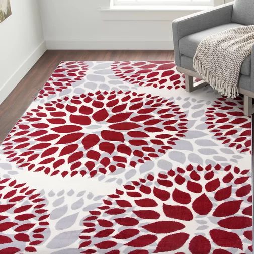 Red Beaudette Floral CLP0810081TM Rug