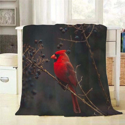 Red Bird CLA0910069F Sherpa Fleece Blanket