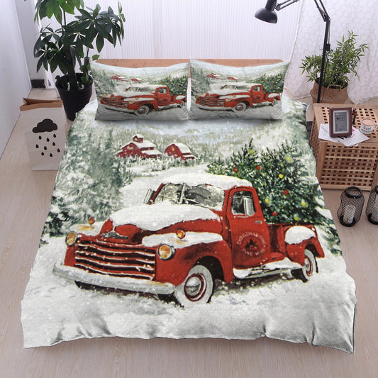 Red Christmas Truck NT22100236MDB Bedding Sets