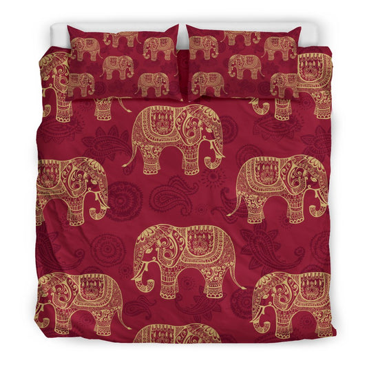 Red Mandala Elephant CL04100220MDB Bedding Sets