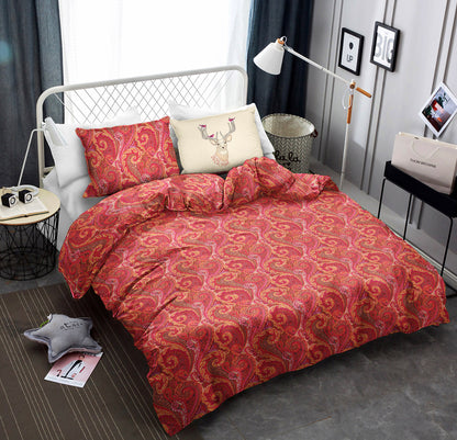 Red Multicolor Spruce Paisley CLA0111363B Bedding Sets