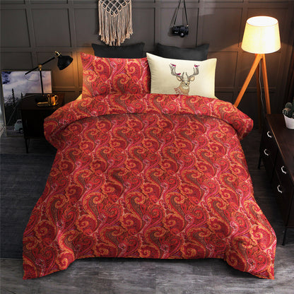 Red Multicolor Spruce Paisley CLA0111363B Bedding Sets