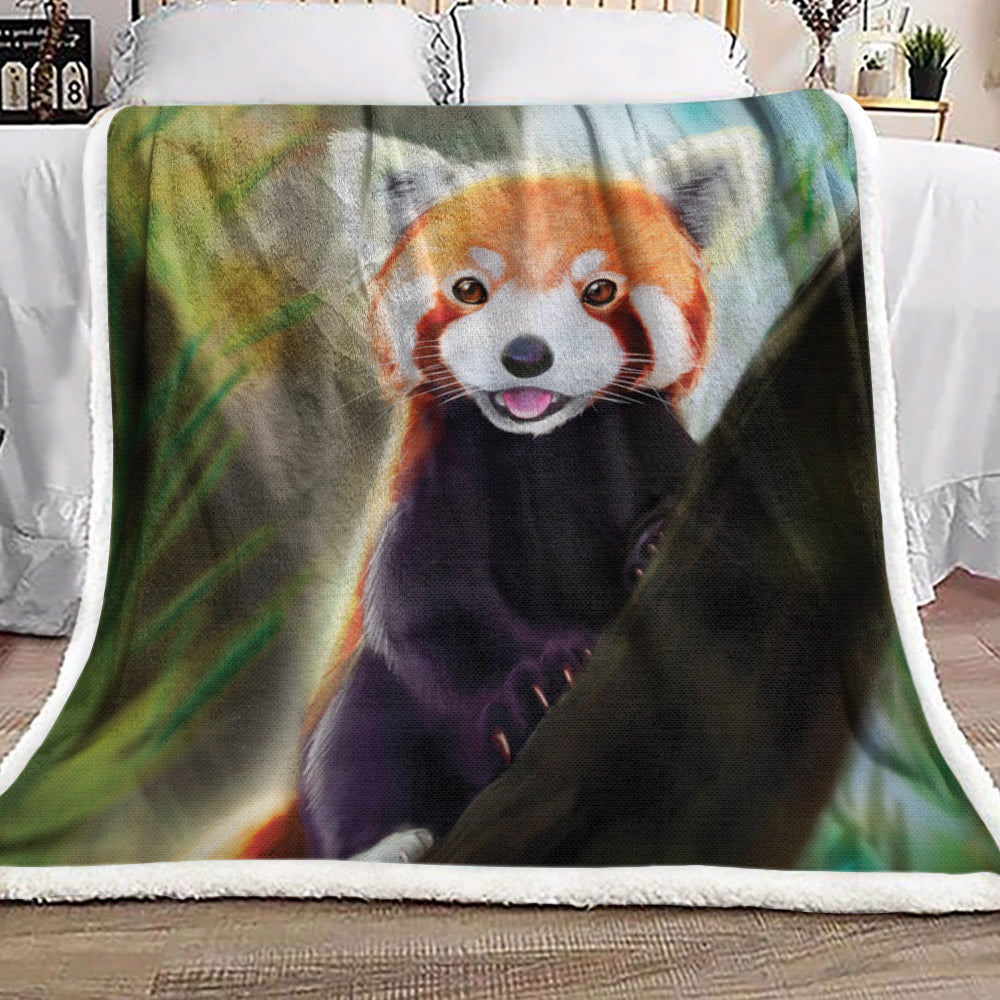 Red Panda BL2009138F Sherpa Fleece Blanket