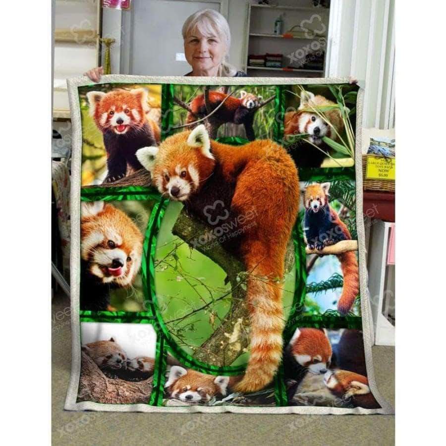 Red Panda CL05100439MDF Sherpa Fleece Blanket