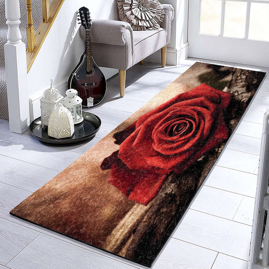 Red Rose HN051043RU Runner Rug