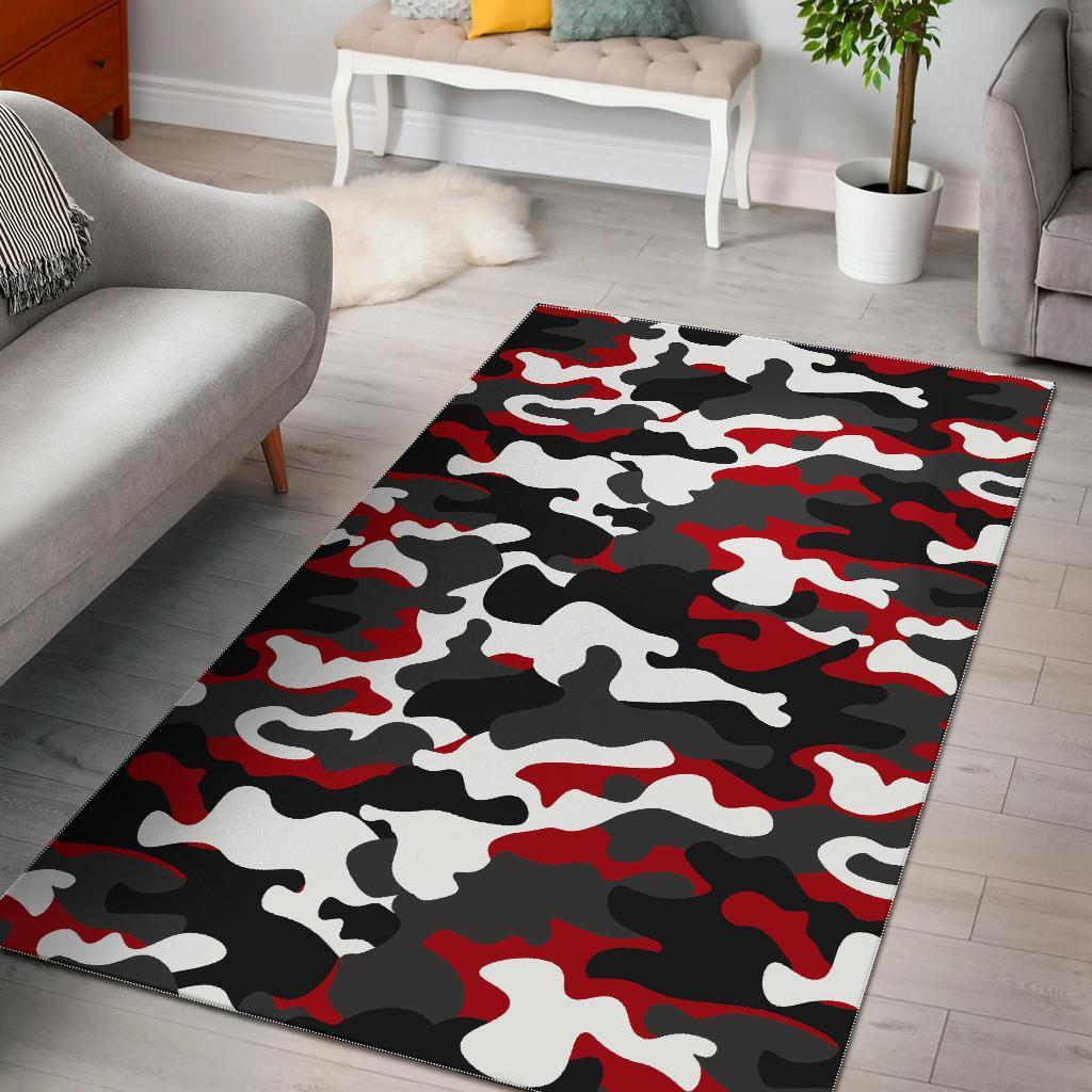 Red Snow Camouflage CL17100556MDR Rug