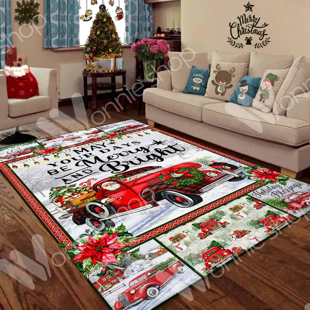 Red Truck Christmas CL14100078MDR Rug