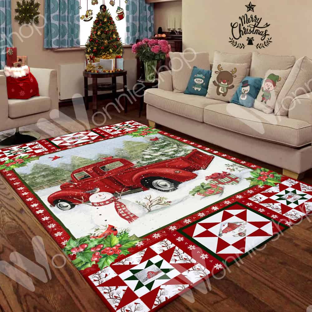 Red Truck Christmas CL14100080MDR Rug