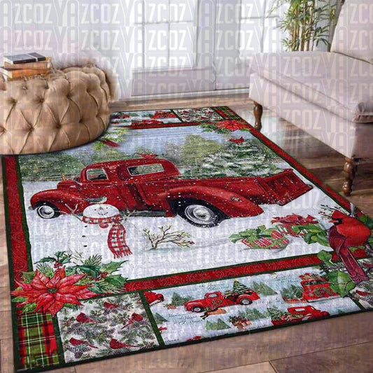Red Truck Christmas CL22110171MDR Rug