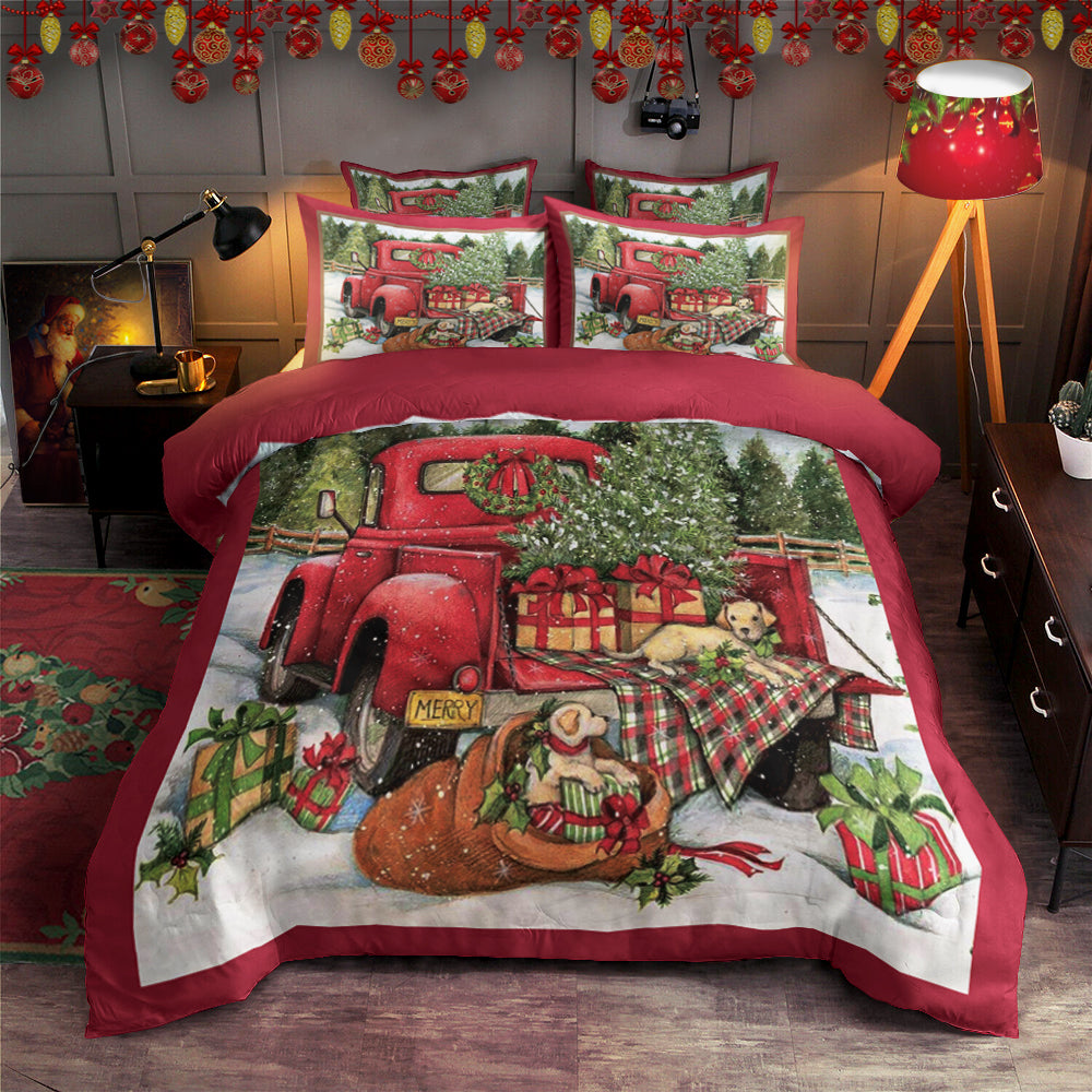 Red Truck Christmas HM0211061T Bedding Sets