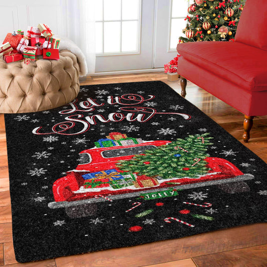Red Truck Christmas HM0211070R Rug