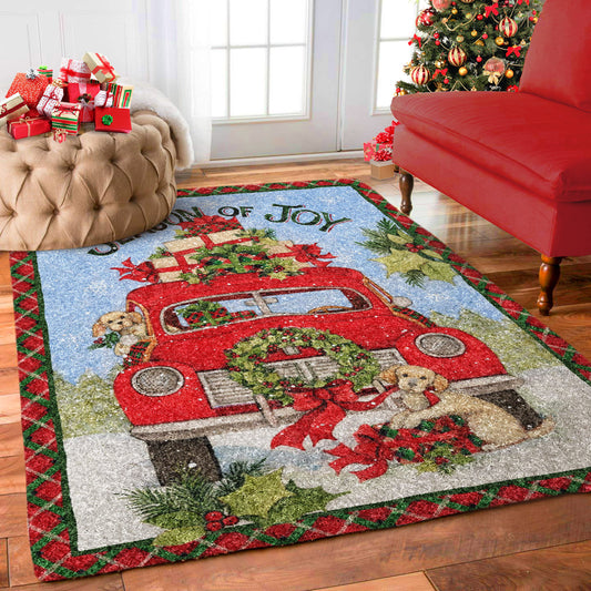 Red Truck Christmas HM0211072R Rug