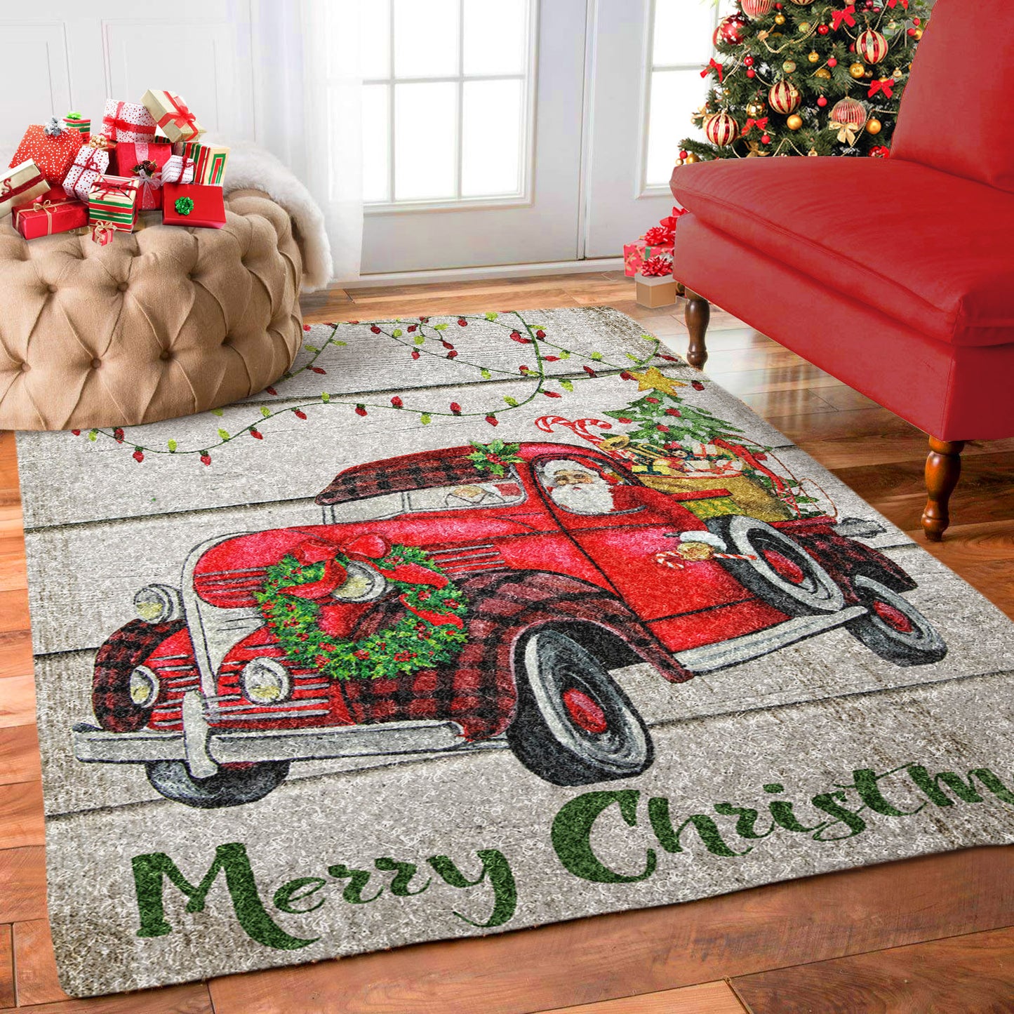 Red Truck Christmas HM0611134M Rug