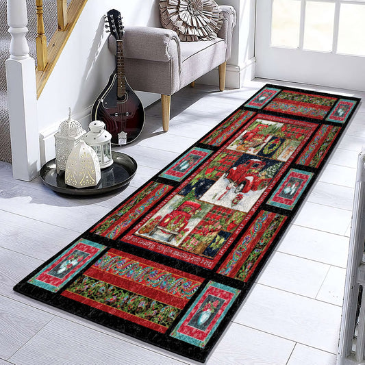 Red Truck Christmas VD2510022RU Runner Rug