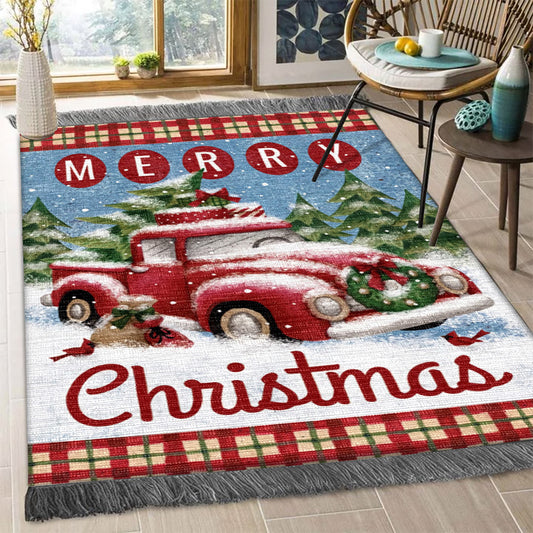 Red Truck TT1210154F Decorative Floor-cloth