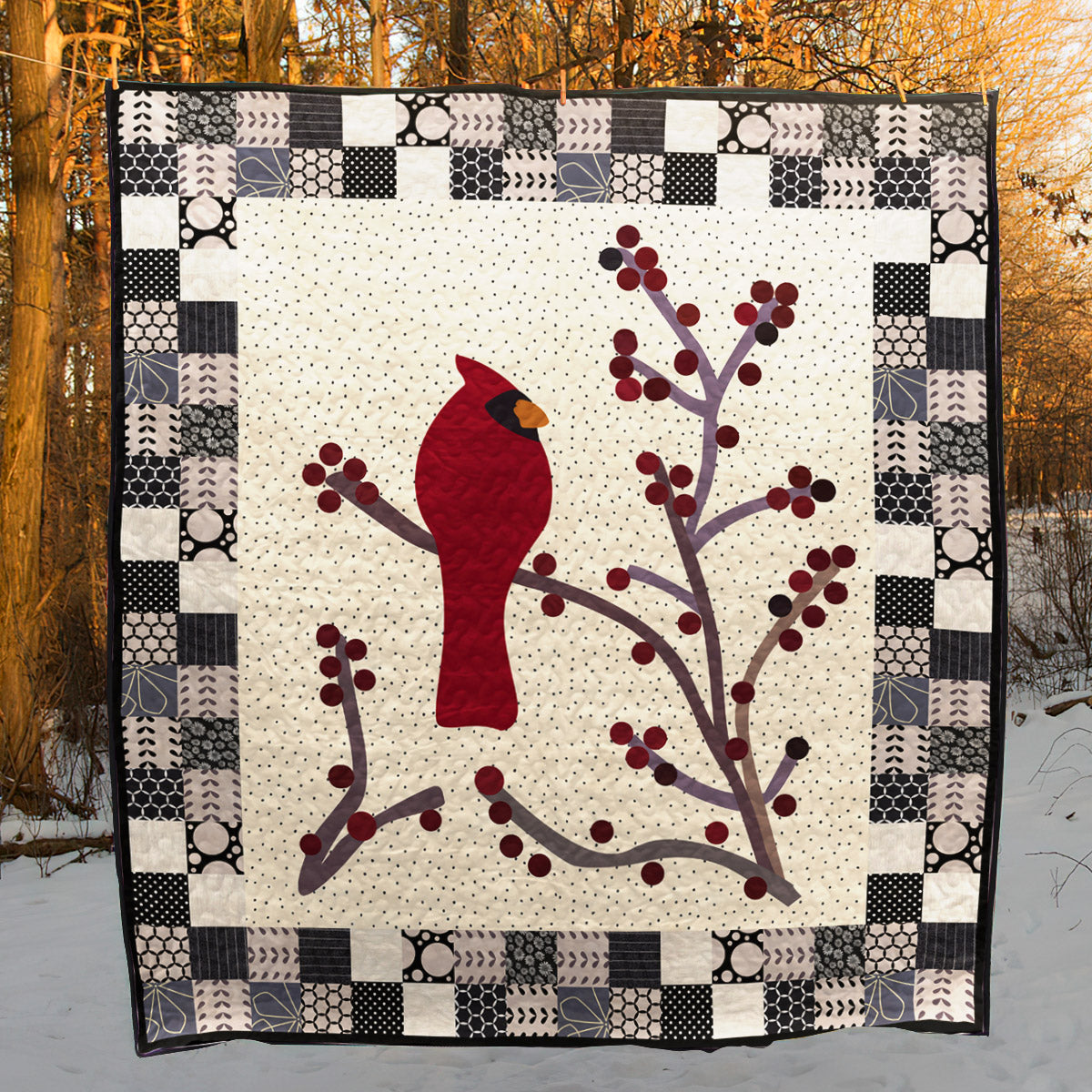 Redbird CL280673 Quilt Blanket