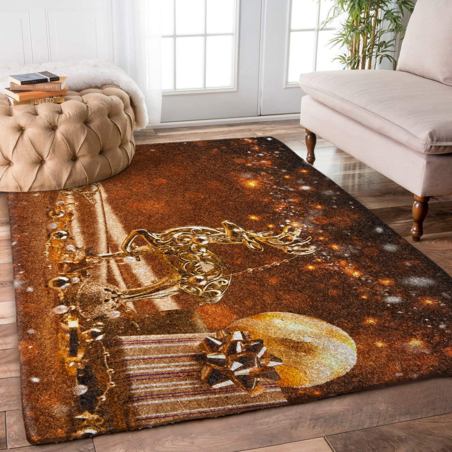 Reindeer Christmas HN2110244R Rug