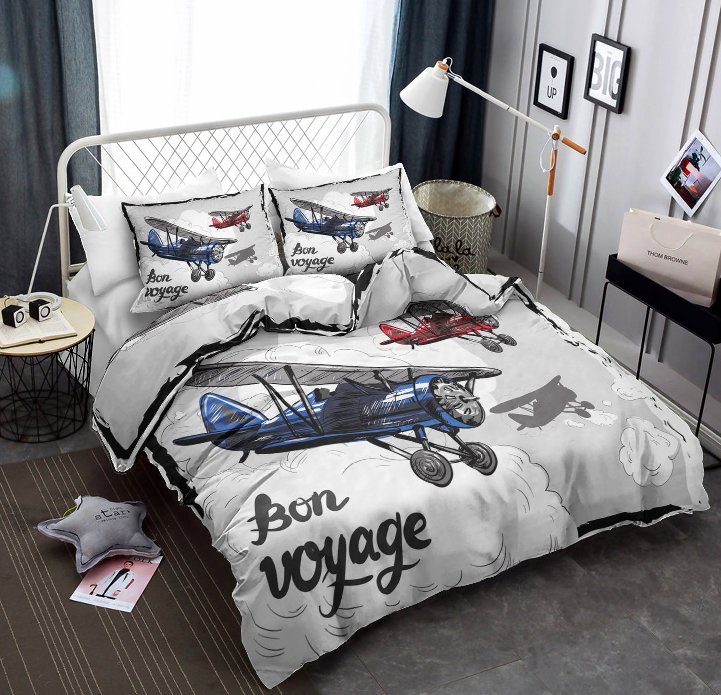 Retro Airplane CLA290845B Bedding Sets