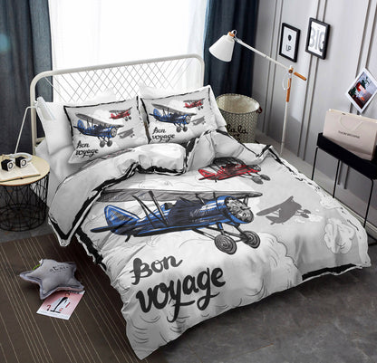 Retro Airplane CLA290845B Bedding Sets