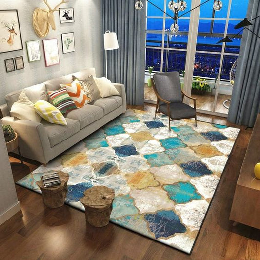 Retro American Geometry Moroccan Ethnic Style CLA1110254R Rug
