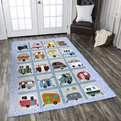 Retro Camper CLA18100012R Rug