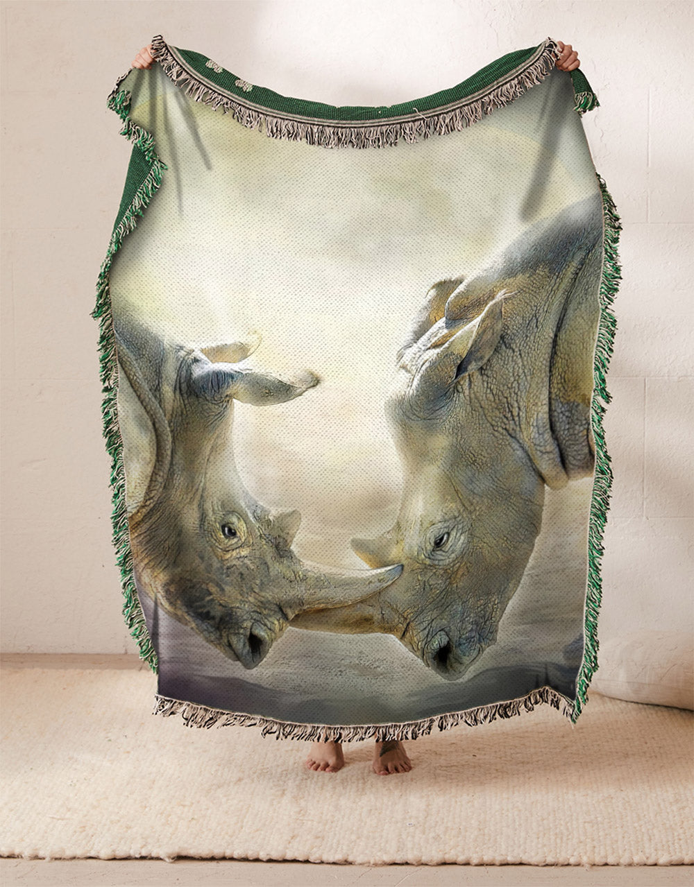 Rhino Love DD2210192S Throw Blankets For Sofa