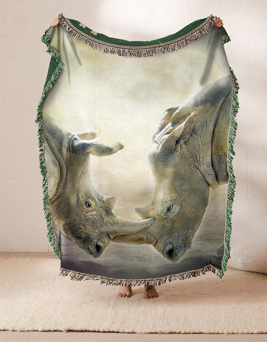 Rhino Love DD2210192S Throw Blankets For Sofa