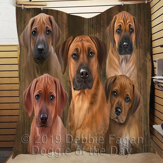 Rhodesian Ridgeback CL18111340MDQ Quilt Blanket