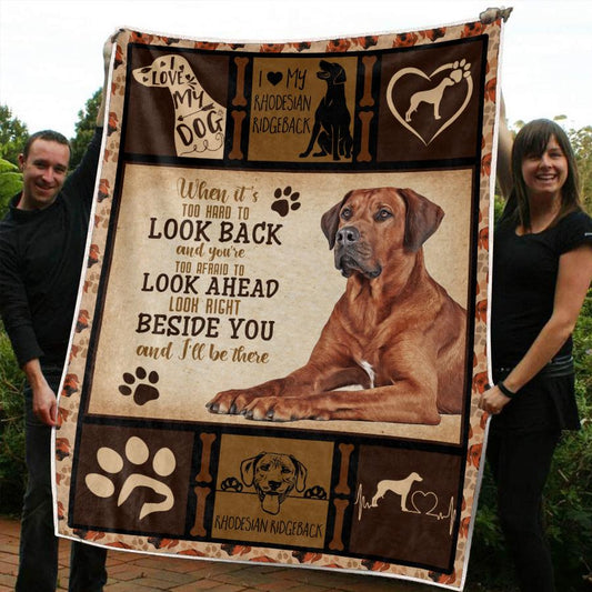 Rhodesian Ridgeback CLM3110218S Sherpa Fleece Blanket