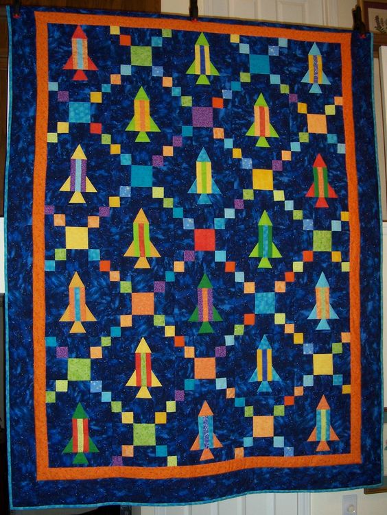 Rocket CLA1110421Q Quilt Blanket