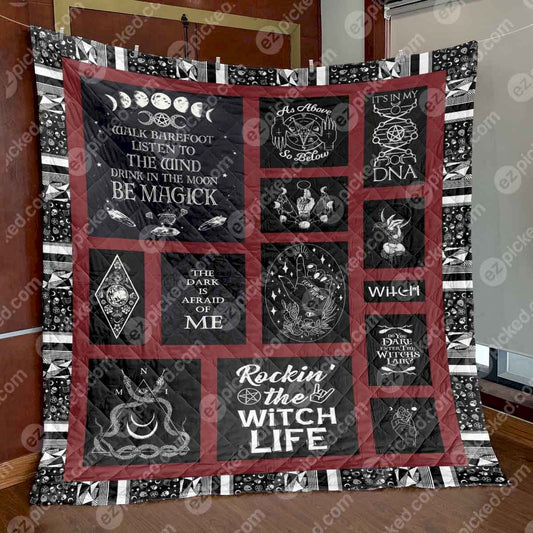 Rockin The Witch Life CLT150653 Quilt Blanket