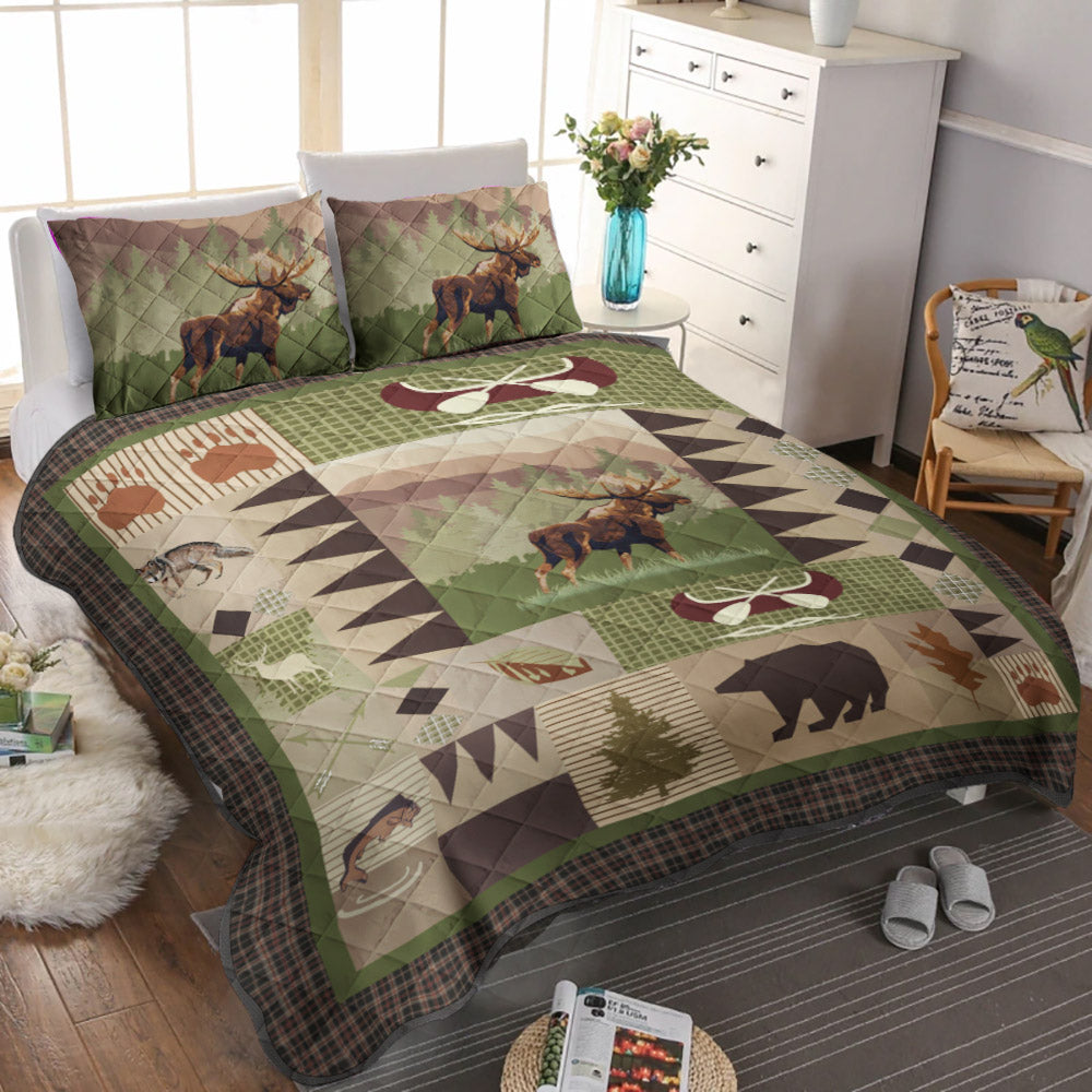 Rocky Mountain Wildlife CLM2309163B Quilt Bedding Set