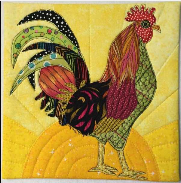 Rooster CLM3010081 Quilt Blanket