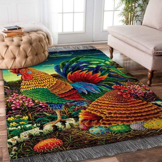 Rooster CG1909110F Decorative Floor-cloth