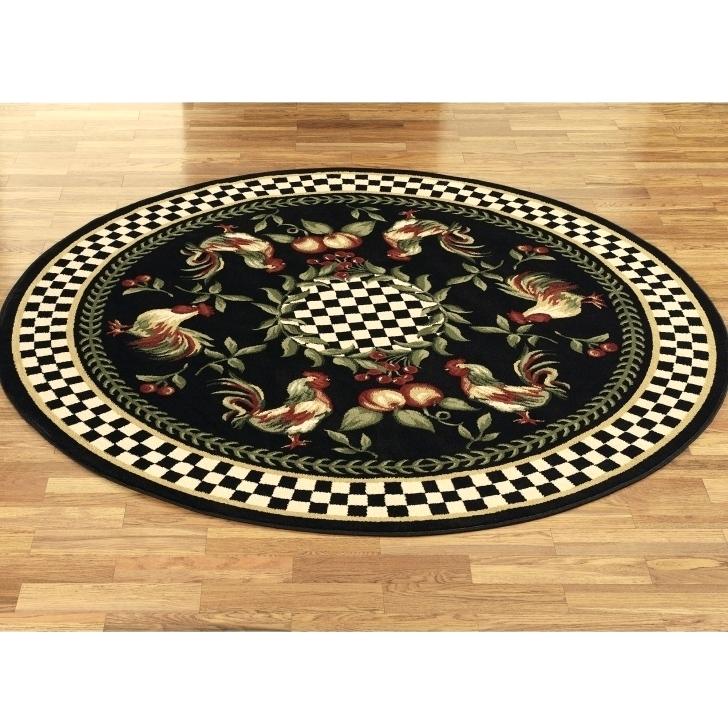 Rooster CLM051047TM Round Area Rug
