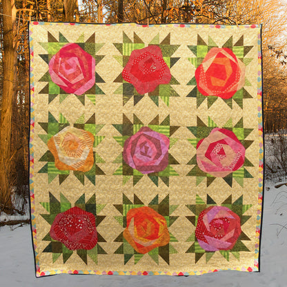 Rose CLA1810461Q Quilt Blanket