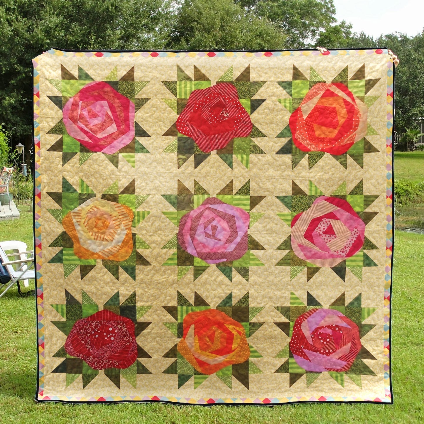 Rose CLA1810461Q Quilt Blanket