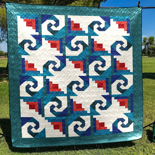 Rosebud Trails Quilt Blanket HN010703M