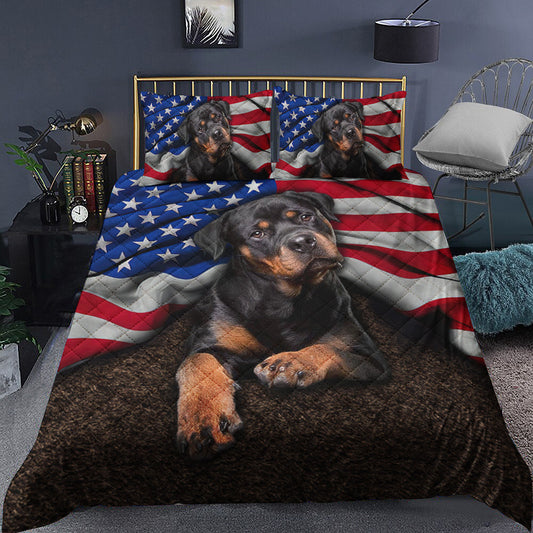 Rottweiler Quilt Bedding Set TL170912